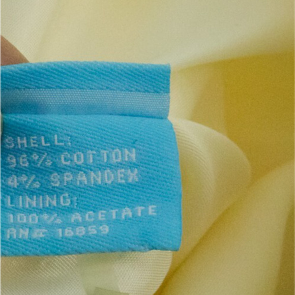 J. McLaughlin Size 6 Ivory Cream Pencil Straight Career Work Above Knee Skirt - Picture 6 of 7